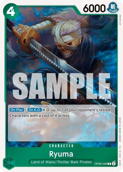 Ryuma, Wings of the Captain OP06-036
