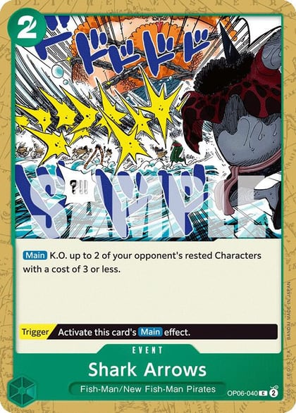 Shark Arrows, Wings of the Captain OP06-040