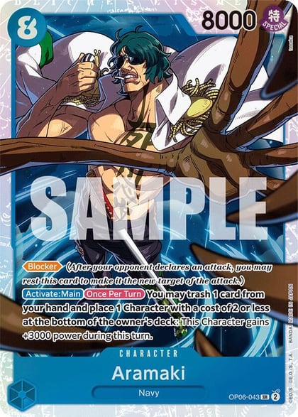 Aramaki, Wings of the Captain OP06-043