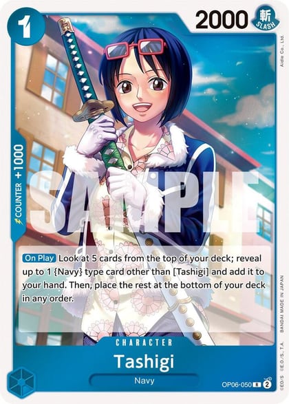 Tashigi, Wings of the Captain OP06-050
