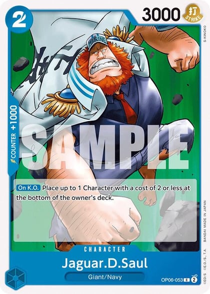 Jaguar.D.Saul, Wings of the Captain OP06-053