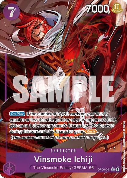 Vinsmoke Ichiji (061) (Alternate Art), Wings of the Captain OP06-061