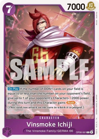 Vinsmoke Ichiji (061), Wings of the Captain OP06-061