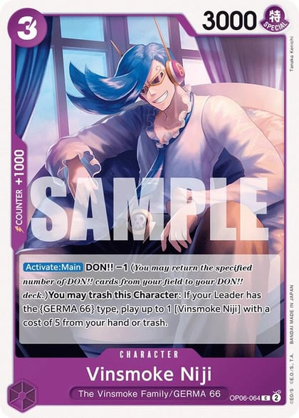 Vinsmoke Niji (064), Wings of the Captain OP06-064