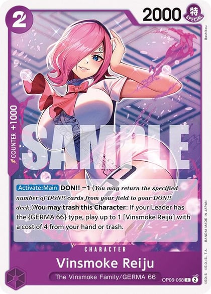 Vinsmoke Reiju (068), Wings of the Captain OP06-068