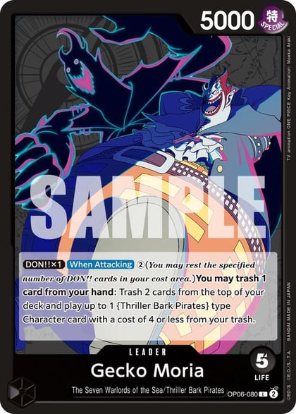 Gecko Moria (080), Wings of the Captain OP06-080