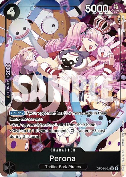 Perona (093) (Alternate Art), Wings of the Captain OP06-093