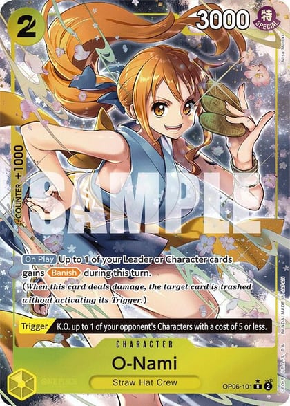 O-Nami (Alternate Art), Wings of the Captain OP06-101