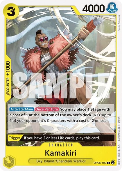 Kamakiri, Wings of the Captain OP06-102