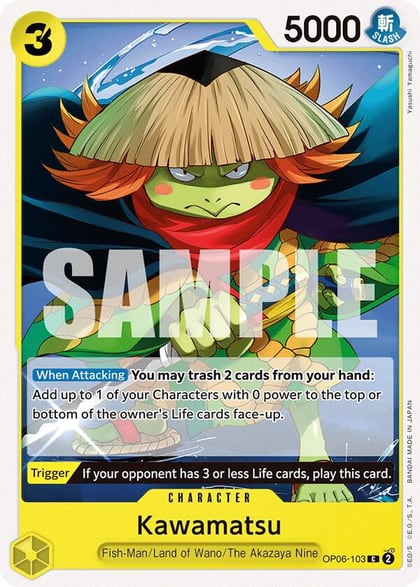 Kawamatsu, Wings of the Captain OP06-103