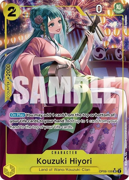 Kouzuki Hiyori (Alternate Art), Wings of the Captain OP06-106