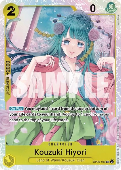 Kouzuki Hiyori, Wings of the Captain OP06-106