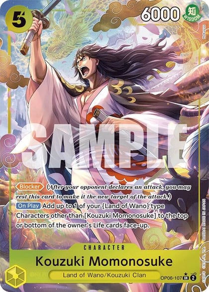 Kouzuki Momonosuke (Alternate Art), Wings of the Captain OP06-107