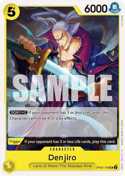 Denjiro, Wings of the Captain OP06-109
