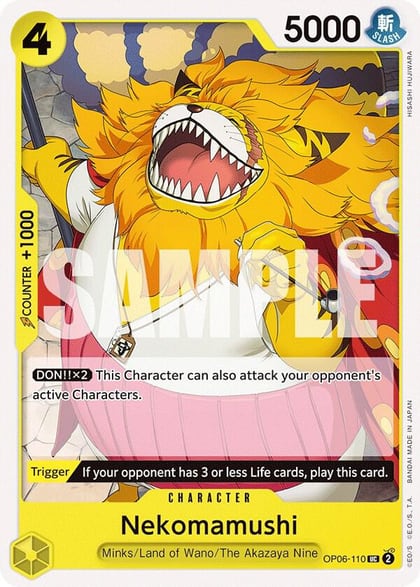 Nekomamushi, Wings of the Captain OP06-110