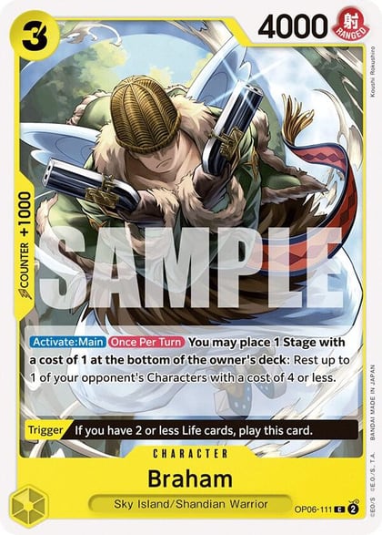 Braham, Wings of the Captain OP06-111