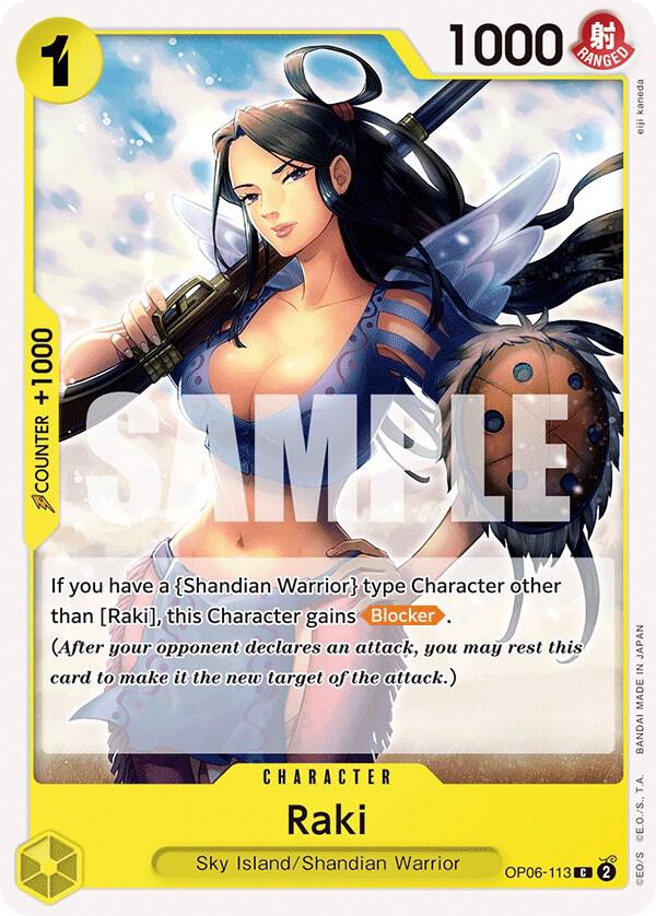 Raki, Wings of the Captain OP06-113