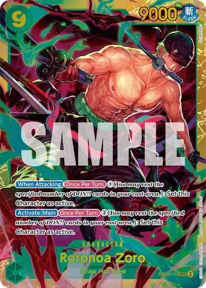 Roronoa Zoro, Wings of the Captain OP06-118