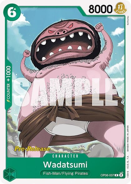 Wadatsumi, Wings of the Captain Pre-Release Cards OP06-037