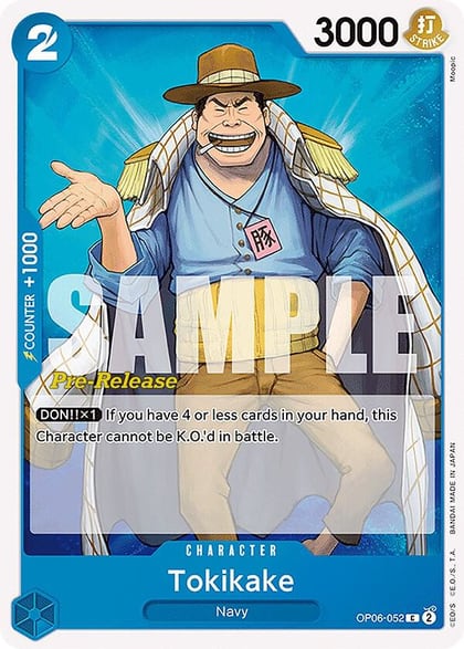 Tokikake, Wings of the Captain Pre-Release Cards OP06-052