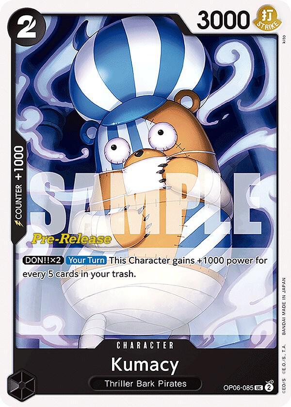 Kumacy, Wings of the Captain Pre-Release Cards OP06-085