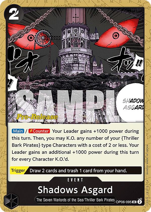 Shadows Asgard, Wings of the Captain Pre-Release Cards OP06-095