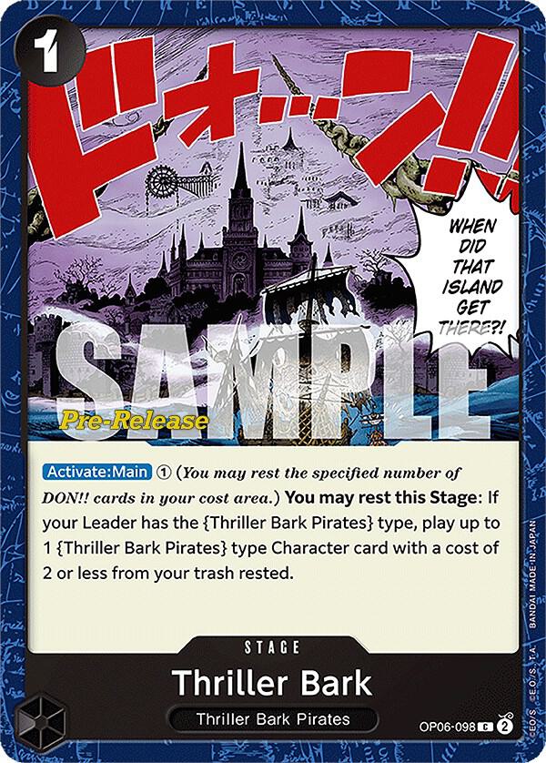 Thriller Bark, Wings of the Captain Pre-Release Cards OP06-098