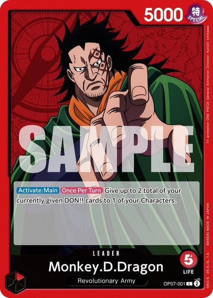 Monkey.D.Dragon (001), 500 Years in the Future OP07-001