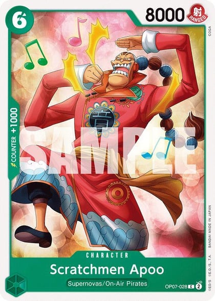Scratchmen Apoo, 500 Years in the Future OP07-028