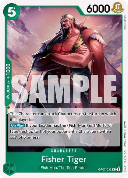 Fisher Tiger, 500 Years in the Future OP07-032
