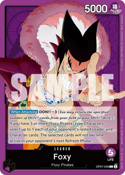 Foxy (059), 500 Years in the Future OP07-059