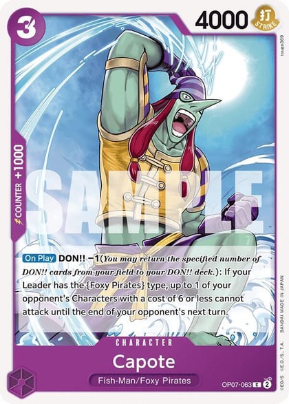 Capote, 500 Years in the Future OP07-063
