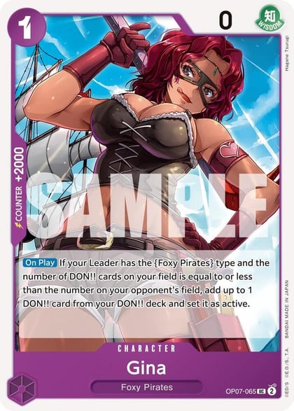 Gina, 500 Years in the Future OP07-065