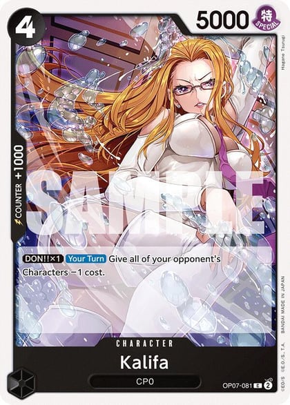 Kalifa, 500 Years in the Future OP07-081