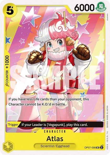 Atlas, 500 Years in the Future OP07-098