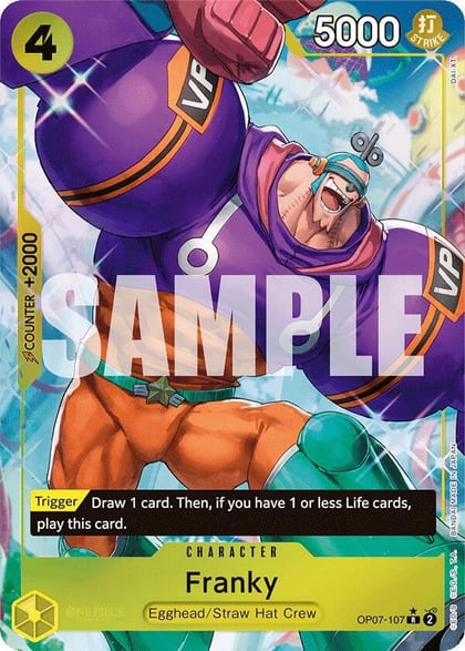 Franky (Parallel), 500 Years in the Future OP07-107