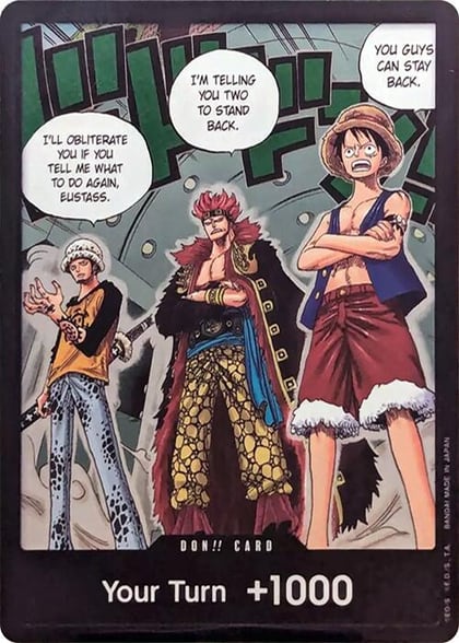 DON!! Card (Trafalgar Law, Eustass Kid and Monkey.D.Luffy) (Double Pack Set Vol. 4), 500 Years in the Future #557080