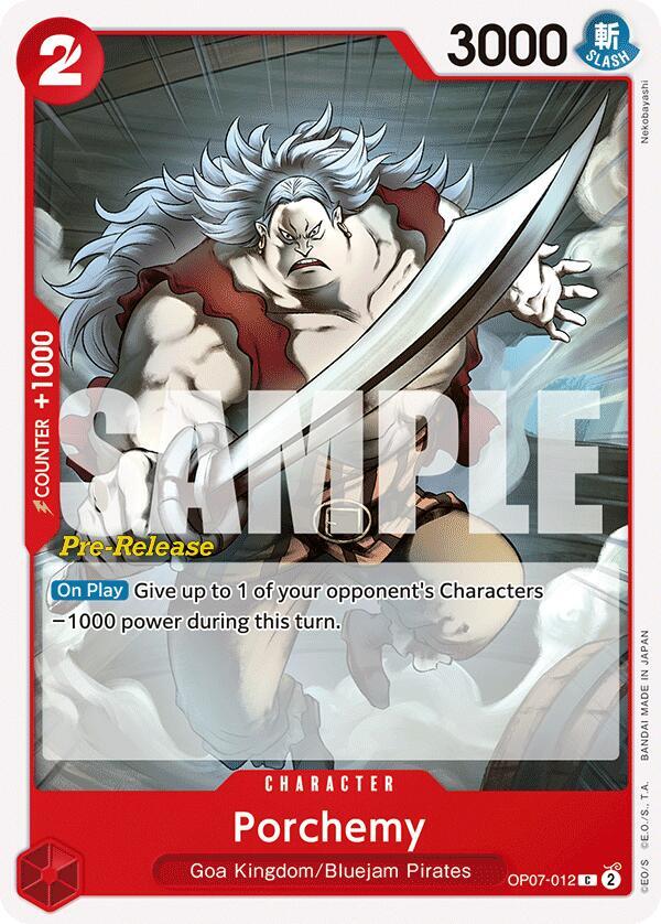 Porchemy, 500 Years in the Future Pre-Release Cards OP07-012