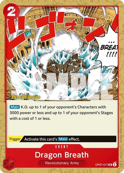 Dragon Breath, 500 Years in the Future Pre-Release Cards OP07-017
