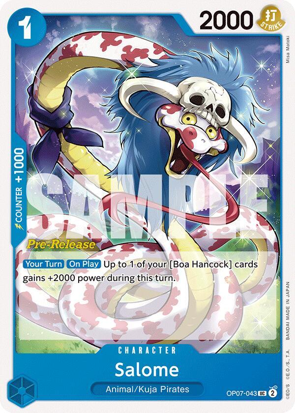 Salome, 500 Years in the Future Pre-Release Cards OP07-043