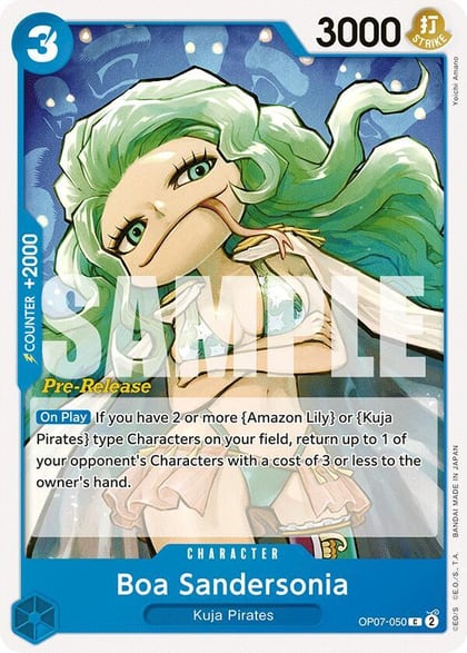Boa Sandersonia, 500 Years in the Future Pre-Release Cards OP07-050