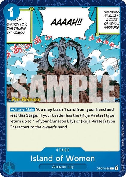 Island of Women, 500 Years in the Future Pre-Release Cards OP07-058