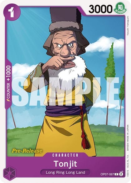 Tonjit, 500 Years in the Future Pre-Release Cards OP07-067
