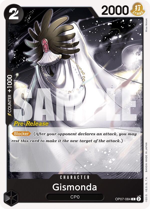 Gismonda, 500 Years in the Future Pre-Release Cards OP07-084