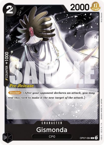 Gismonda, 500 Years in the Future Pre-Release Cards OP07-084