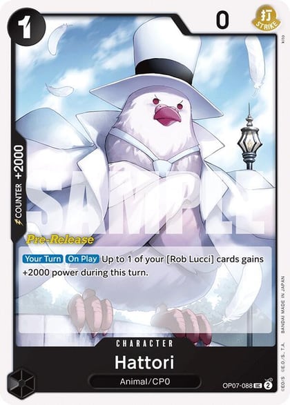 Hattori, 500 Years in the Future Pre-Release Cards OP07-088