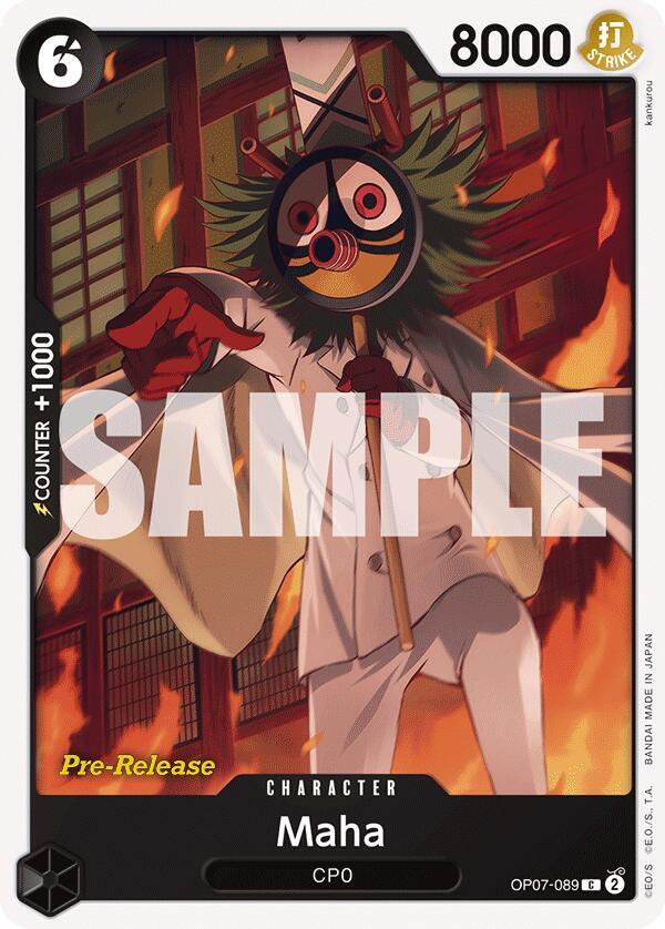 Maha, 500 Years in the Future Pre-Release Cards OP07-089