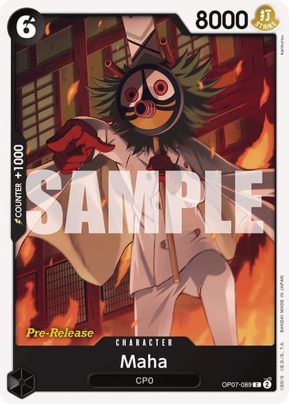 Maha, 500 Years in the Future Pre-Release Cards OP07-089