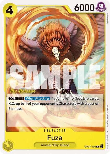 Fuza, 500 Years in the Future Pre-Release Cards OP07-106