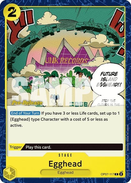 Egghead, 500 Years in the Future Pre-Release Cards OP07-117